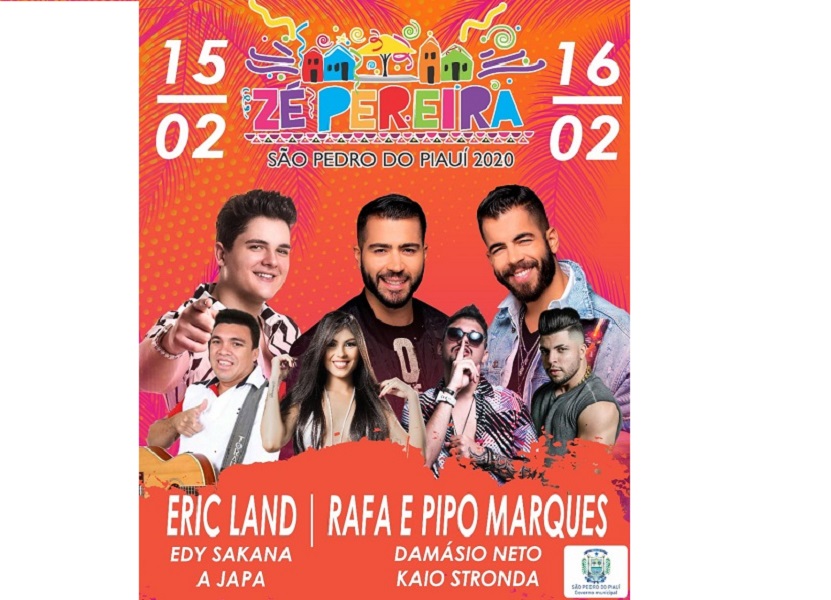 Tá tudo pronto! Hoje inicia o Zé Pereira de São Pedro do Piauí