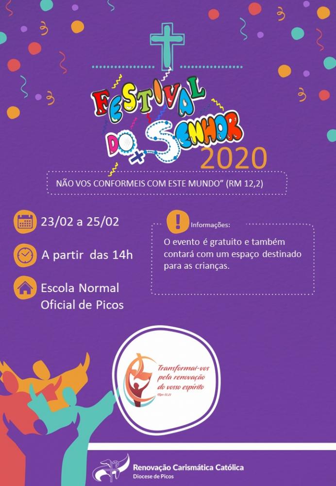 Renovação Carismática Católica de Picos realiza a 19ª Edição do Festival do Senhor