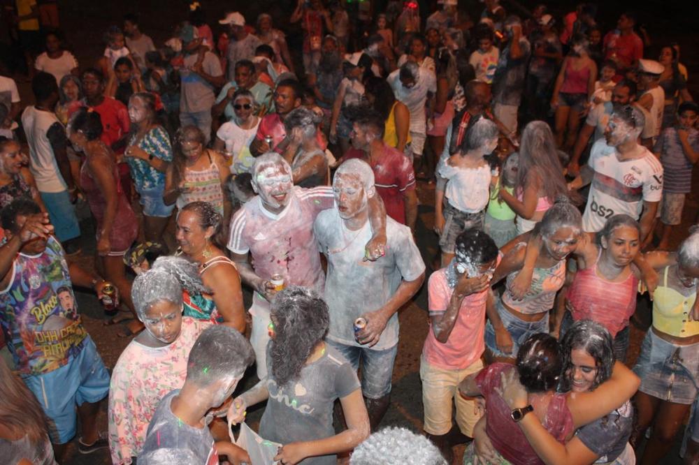 Bloco do Mela-mela agitou os foliões são-pedrenses na terça-feira de carnaval