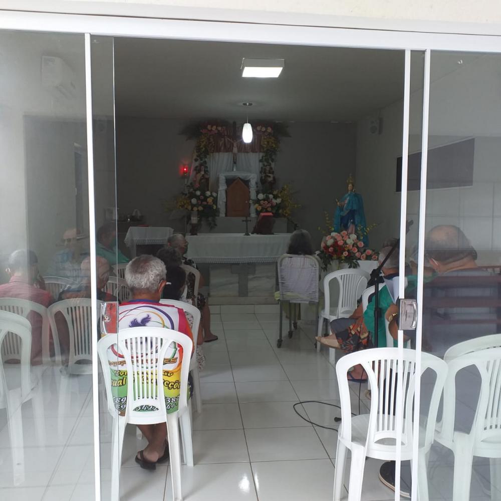 Imagem da Padroeira de Picos chega ao Abrigo dos Idosos e ficará até dia 31 de maio