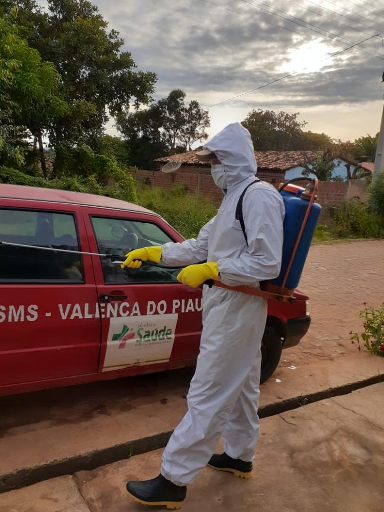 Valença do Piauí - Dedetização continuam sendo feitas em toda a Cidade 