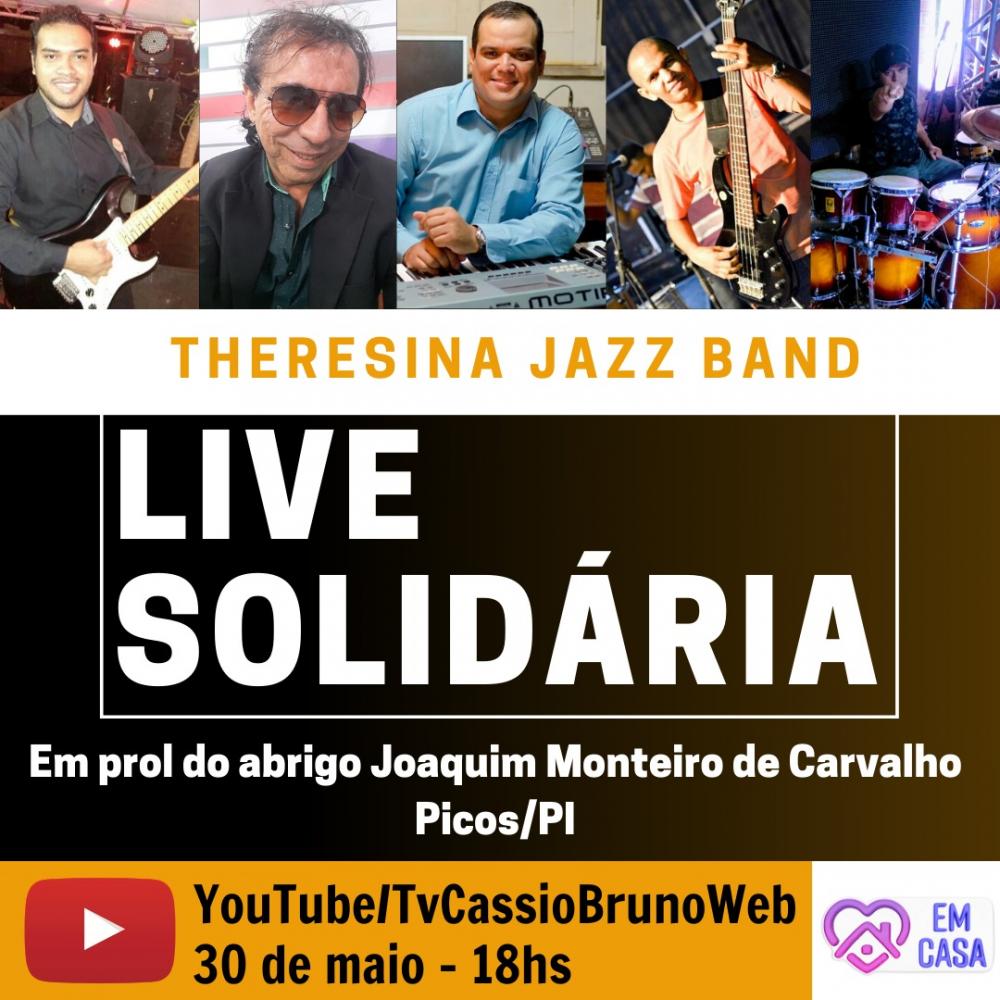 Orquestra Theresina Jazz Band realiza live solidária em prol do abrigo dos idosos de Picos