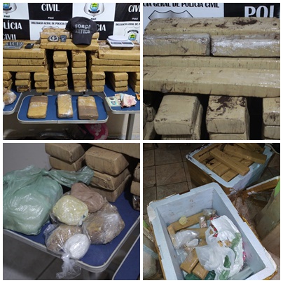 Operação policial prende duas pessoas e apreende grande quantidade de drogas em Picos