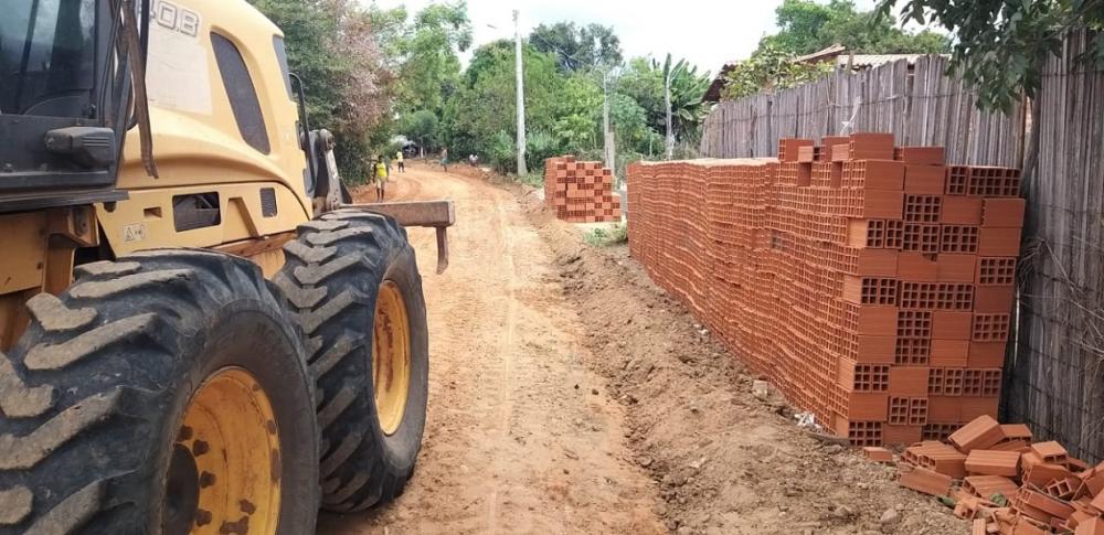 Prefeitura de São Pedro inicia mais uma obra de pavimentação na zona urbana