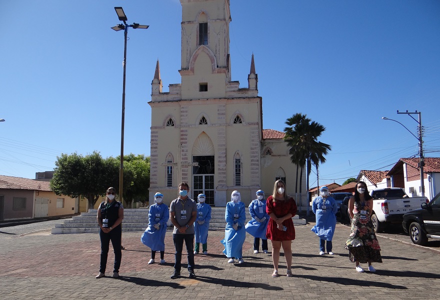 Coordenação estadual do programa Busca Ativa (Covid-19) visita São Pedro do Piauí