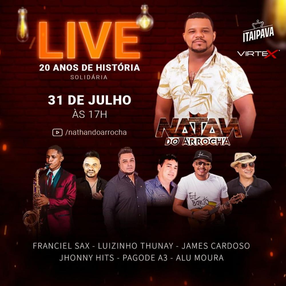 PICOS | Cantor Natan do Arrocha realiza live nesta sexta-feira (31)