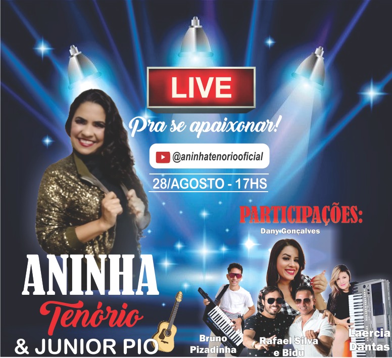 Artistas fazem live Solidária intitulada “pra se apaixonar” nesta sexta-feira (28) em Picos