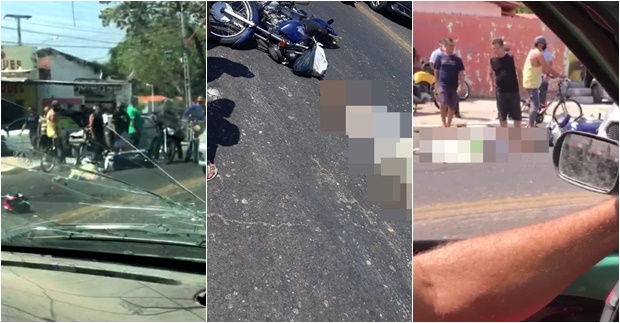 Idoso é esmagado por caminhão após colisão na Zona Norte de Teresina