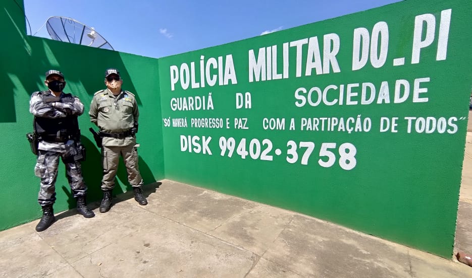 GPM de São Gonçalo do PI é reformado após parceria firmada entre Prefeitura e Polícia Militar