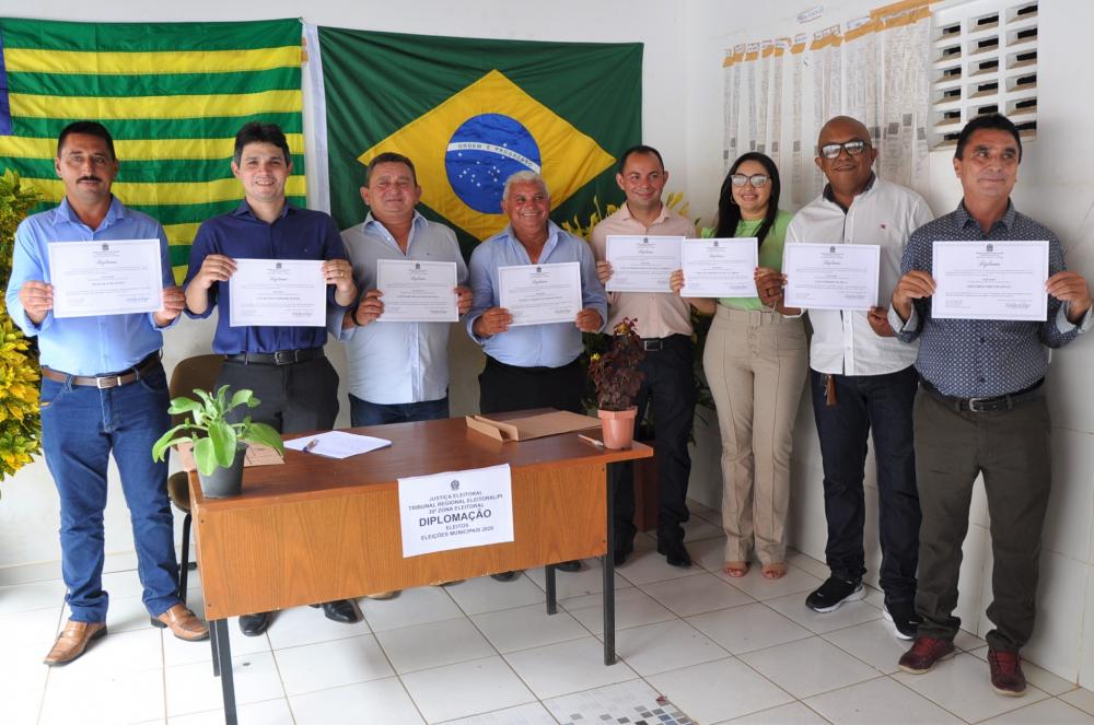 São Gonçalo do PI | Júnior Ribeiro é diplomado prefeito reeleito pela Justiça Eleitoral