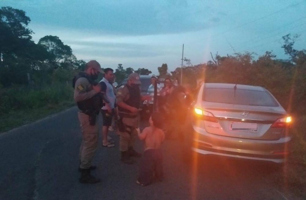 Motorista em carro adaptado se envolve em acidente na estrada do Caldeirão 