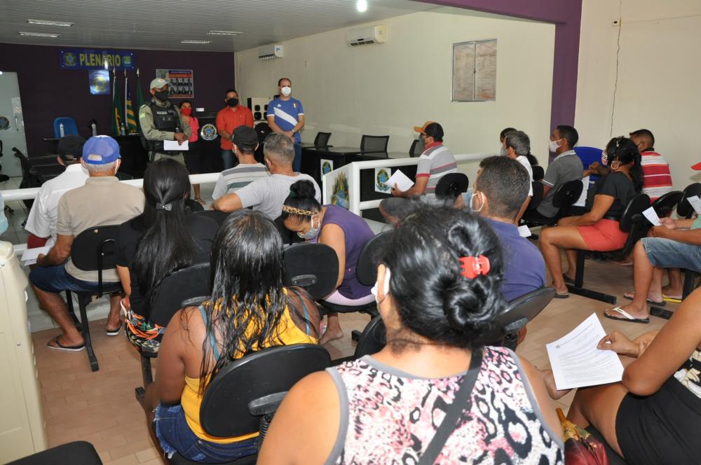 PM e Vigilância Sanitária reúne donos de bares e promotores de eventos para orientação sobre o decreto nº 19.445
