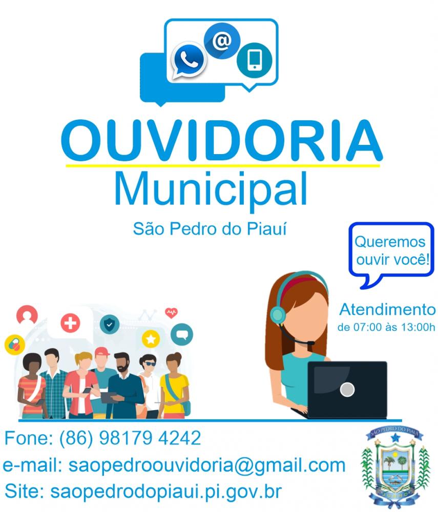 Prefeitura de São Pedro do Piauí divulga o serviço de Ouvidoria municipal
