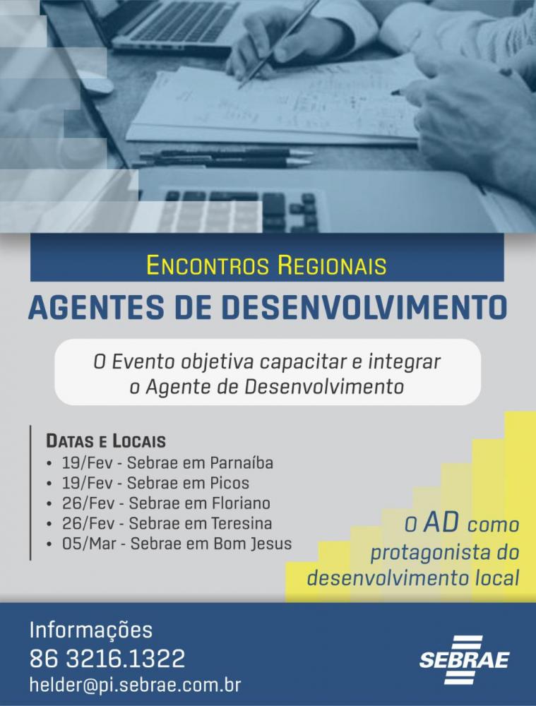 Sebrae capacita Agentes de Desenvolvimento das Salas do Empreendedor existentes no Piauí