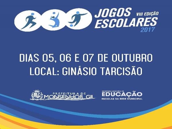 Prefeitura de Monsenhor Gil promove jogos escolares