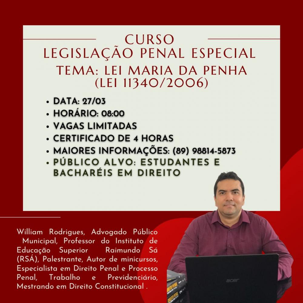 Curso Legislação Penal Especial