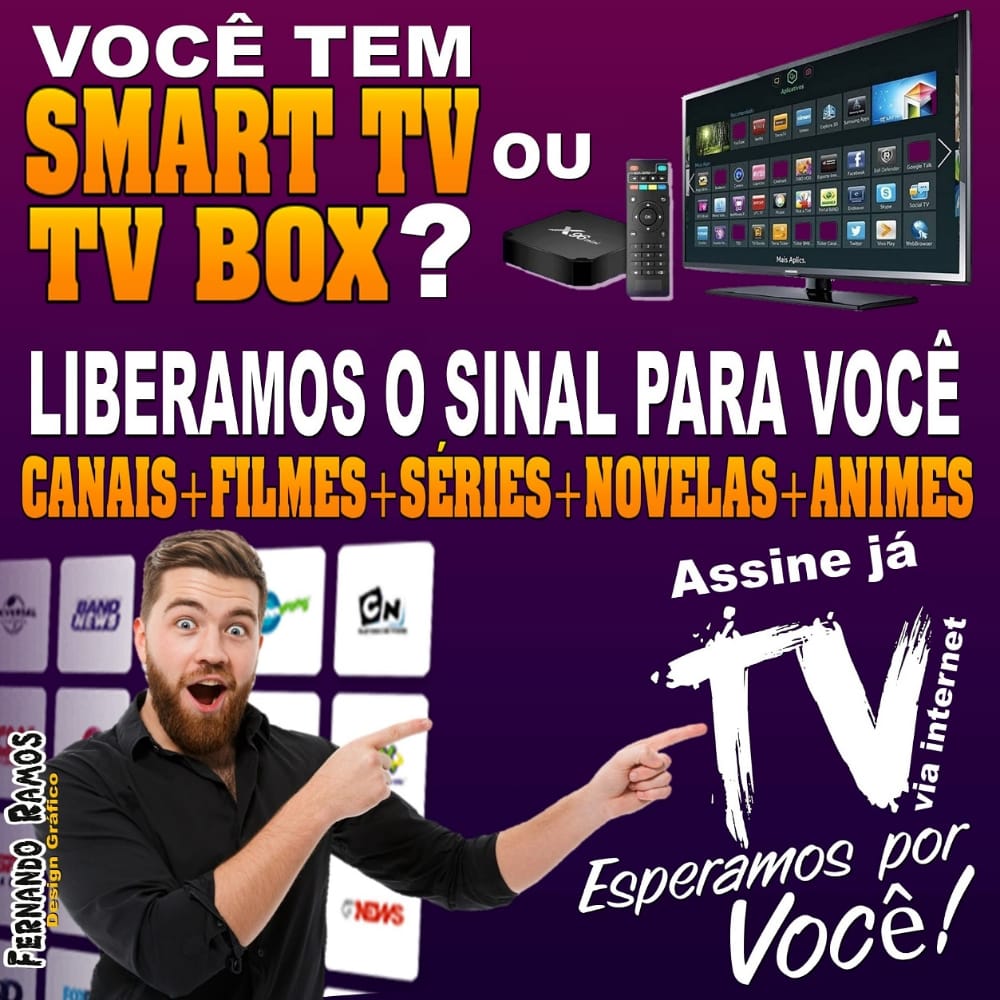 Você tem Smart Tv ou Tv Box ? Liberamos os Canais para você