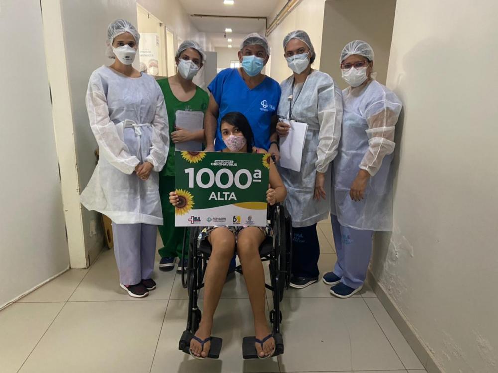 HRJL de Picos chega a milésima alta de pacientes curados da Covid-19