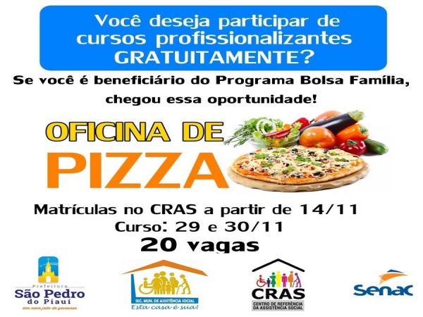 CRAS realizará cursos profissionalizantes para beneficiários do Bolsa Família