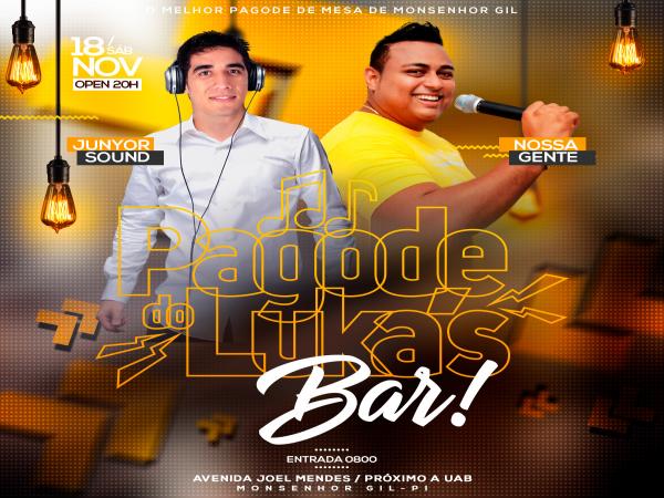 Pagode de mesa vai movimentar Monsenhor Gil no fim de semana