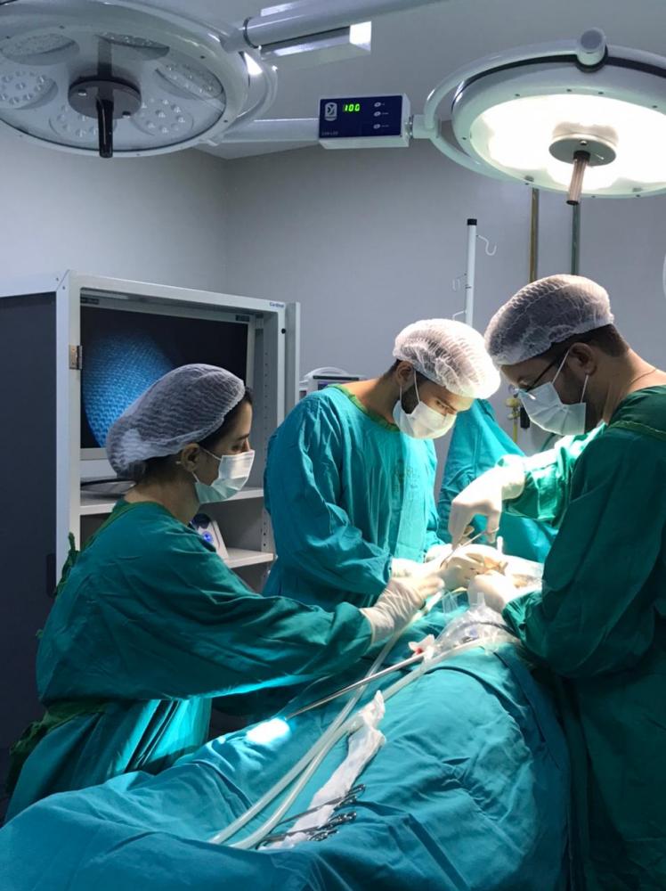 Hospital Justino Luz inicia cirurgias por vídeo com participação do Governador Wellington Dias
