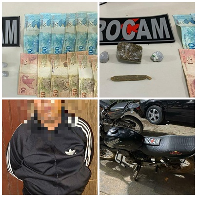 Polícia prende homem com drogas e dinheiro no Centro de Picos