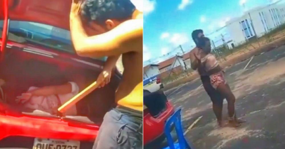 Vídeo: Travesti é amarrada e espancada após ser acusada de furto em Teresina