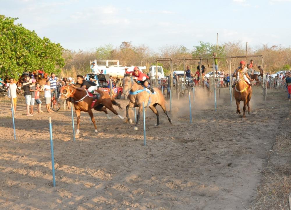 Corrida de cavalos reúne grande público em Hugo Napoleão; veja imagens
