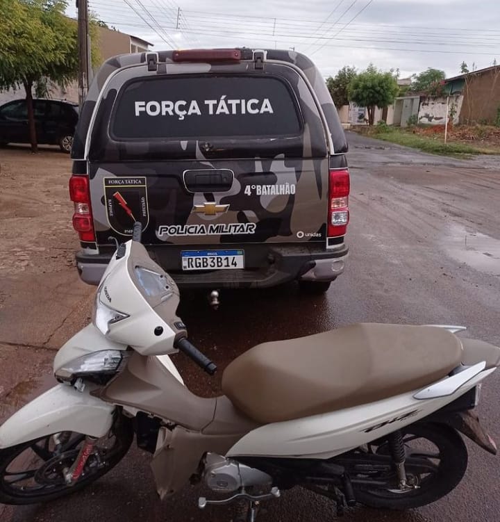 Polícia Militar apreende menor e recupera motocicleta roubada em Picos