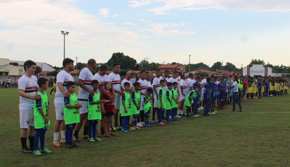 Aloísio Chulapa, ex-São Paulo, participa de jogo beneficente em São Gonçalo - PI