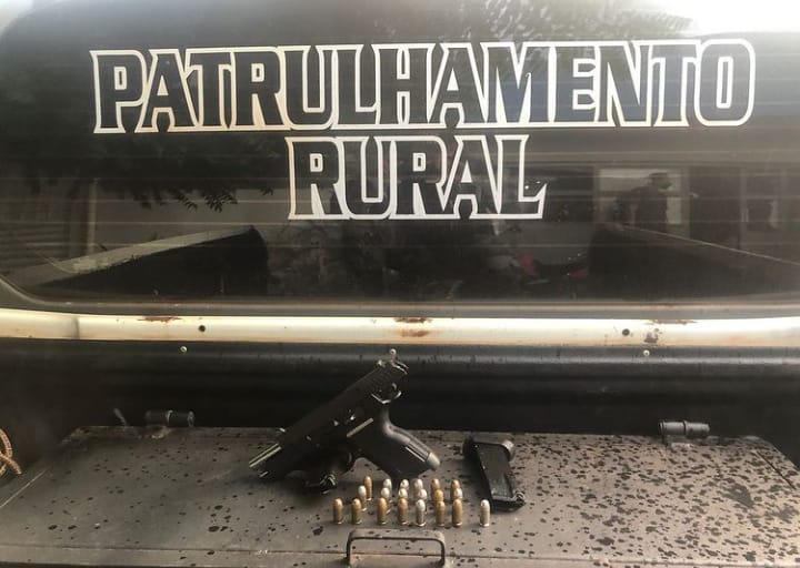 Polícia prende homem com pistola e 20 munições intactas no Piauí