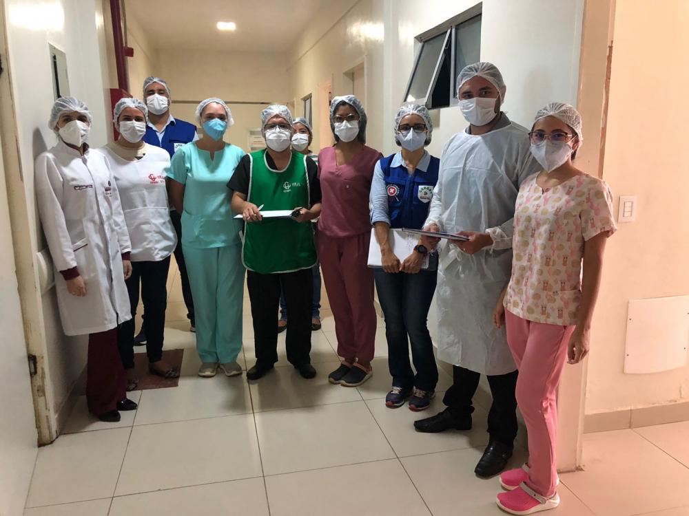 Comissão de Controle de Infecção Hospitalar realiza inspeção no Hospital Regional Justino Luz