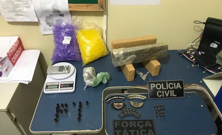 Suspeito é preso por tráfico de drogas e porte ilegal de arma de fogo em Picos
