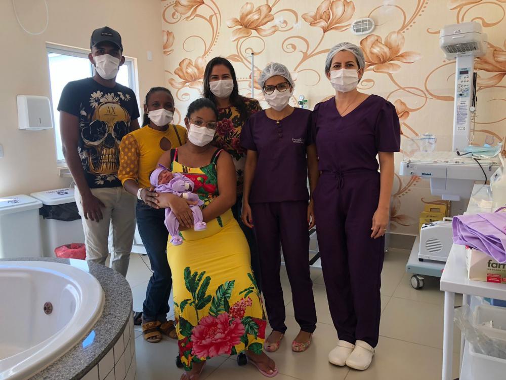 Nasce o primeiro bebê no Centro de Parto Normal do Hospital Regional Justino Luz de Picos