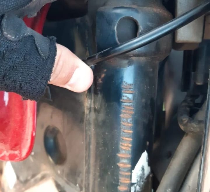 Homem é conduzido a Delegacia, após pilotar motocicleta com chassi suprimido em Picos