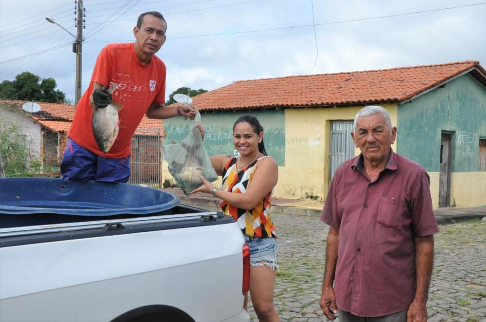 Prefeitura de Hugo Napoleão realiza entrega de peixes na Semana Santa