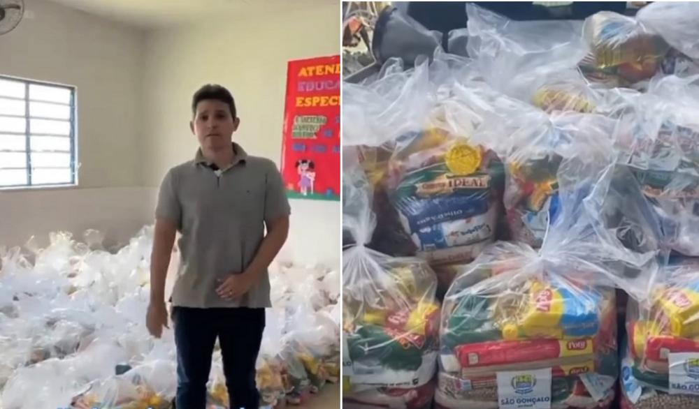 Prefeitura de São Gonçalo do Piauí distribui 17 toneladas de alimentos na Semana Santa