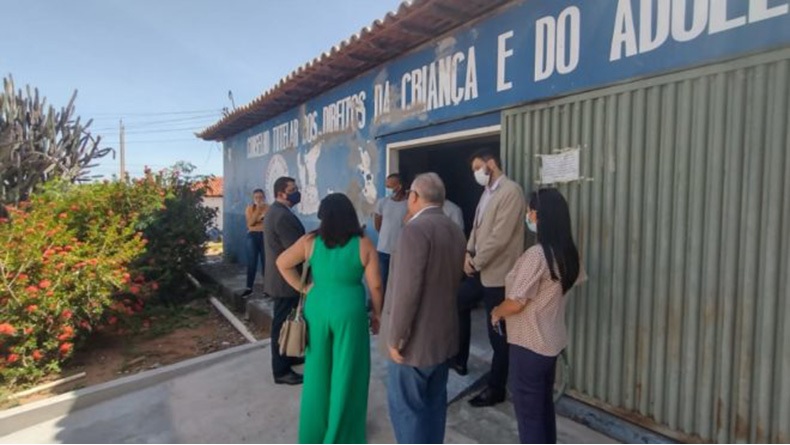 Ministério Público visita obras de reforma do Conselho Tutelar de Valença do Piauí