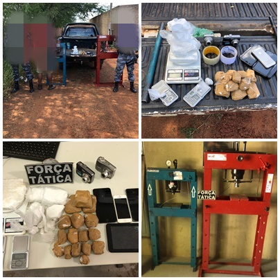 Polícia Militar estoura laboratório de drogas no Piauí