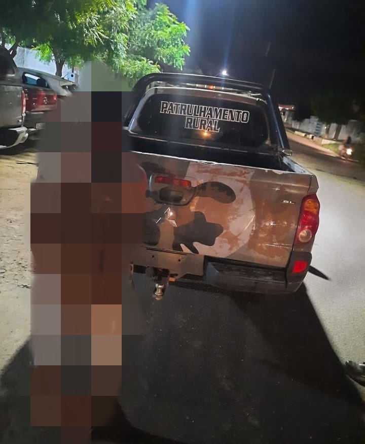 Homem é conduzido para a delegacia com mandado de prisão em aberto no Piauí