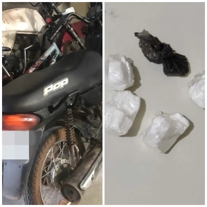 Polícia prende dois homens e apreende motocicleta e drogas na PI que liga Picos a Itainópolis