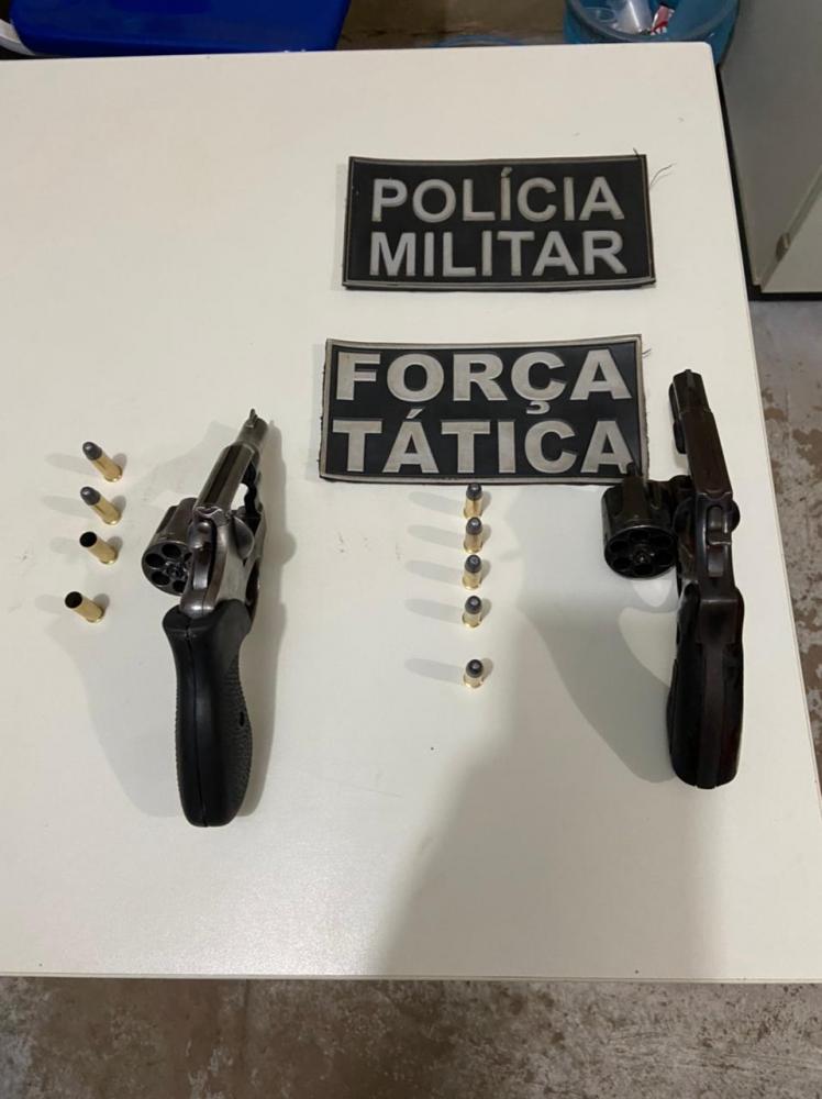 Polícia Militar prende dois homens por porte ilegal de arma de fogo em Picos