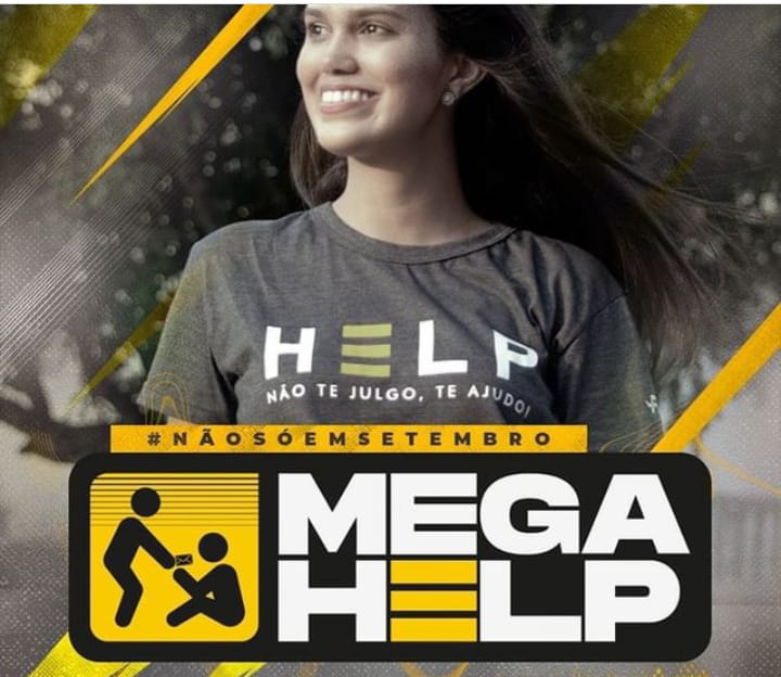 Setembro Amarelo: evento Mega Help trará uma importante reflexão sobre a valorização da vida