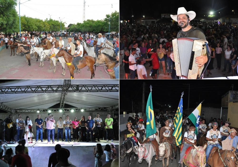Festejos: Prefeitura de Hugo Napoleão realiza grande cavalgada; imagens