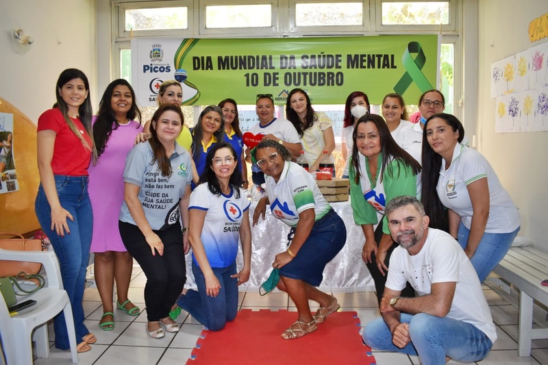 CAPS II promove encontro, com profissionais, em alusão ao Dia Mundial da Saúde Mental