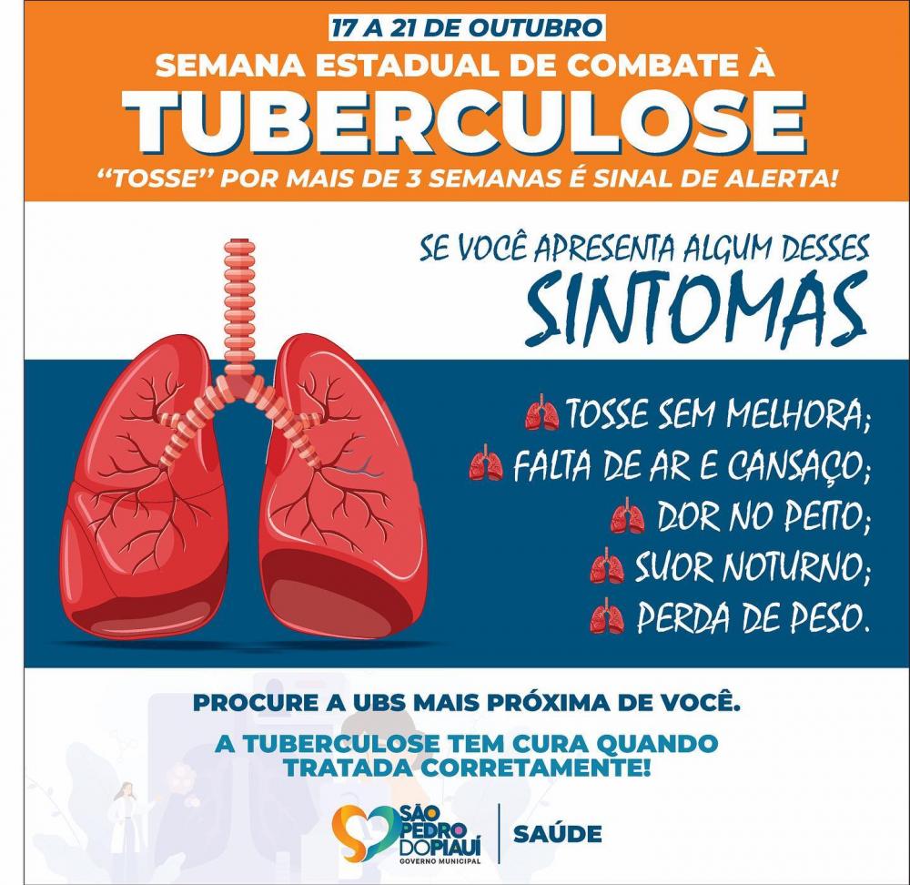 São Pedro PI | Prefeitura está realizando a Semana de Prevenção e Combate à Tuberculose