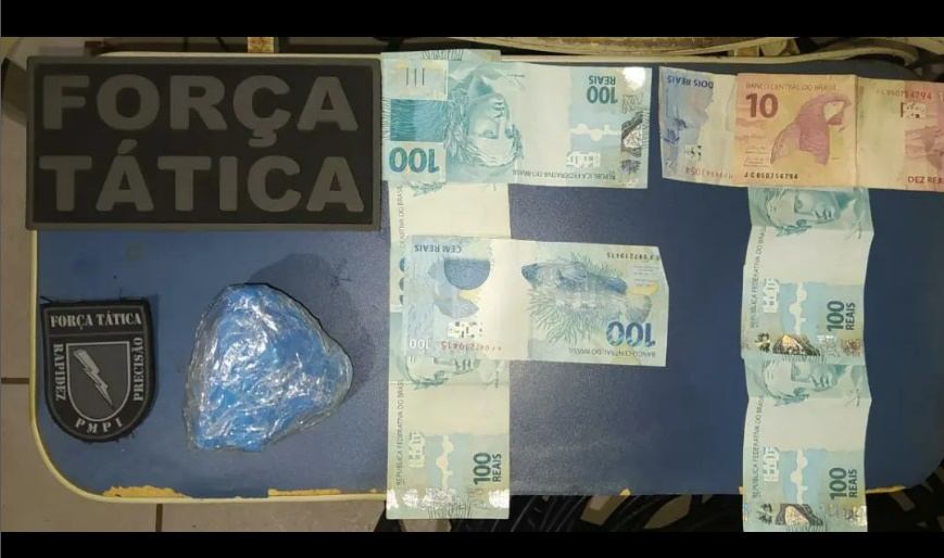 Polícia prende homem por trafico de drogas em Picos