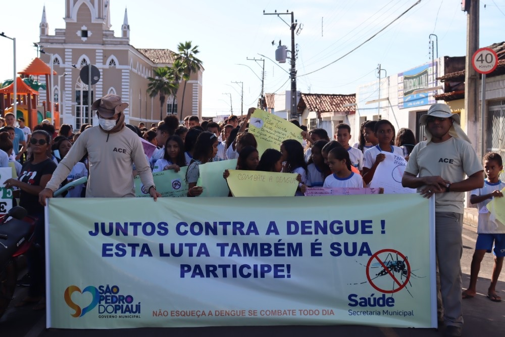 Caminhada incentiva a população a se proteger contra o Aedes Aegypt 