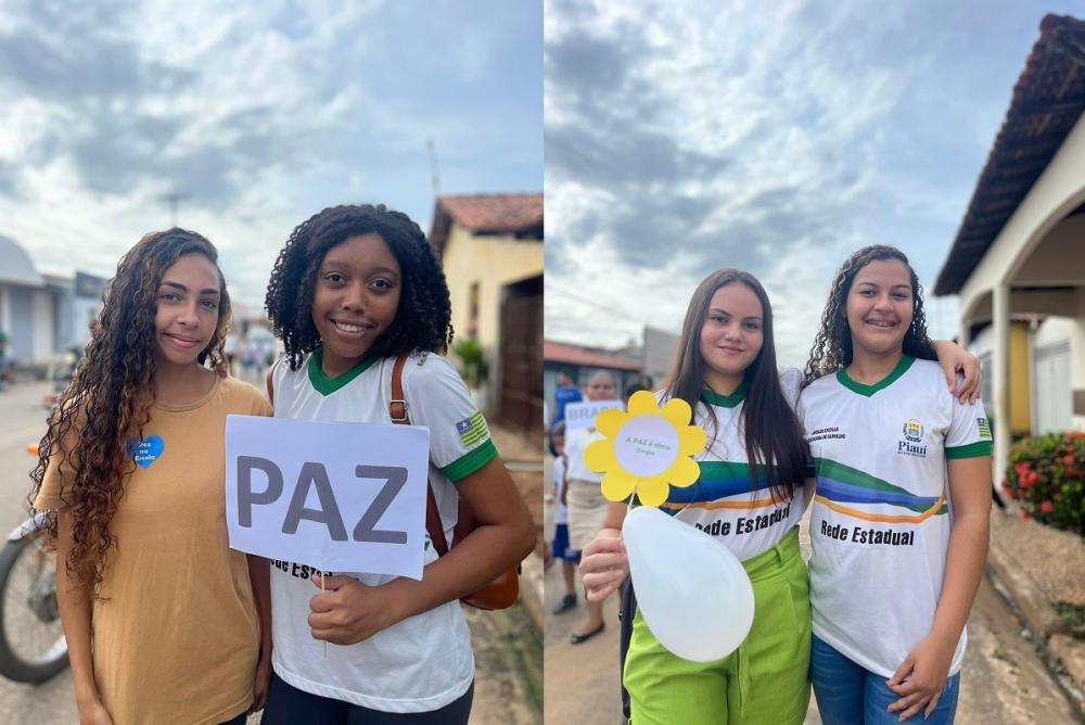 Prefeitura de Jardim do Mulato promove Caminhada pela Paz nas Escolas; imagens