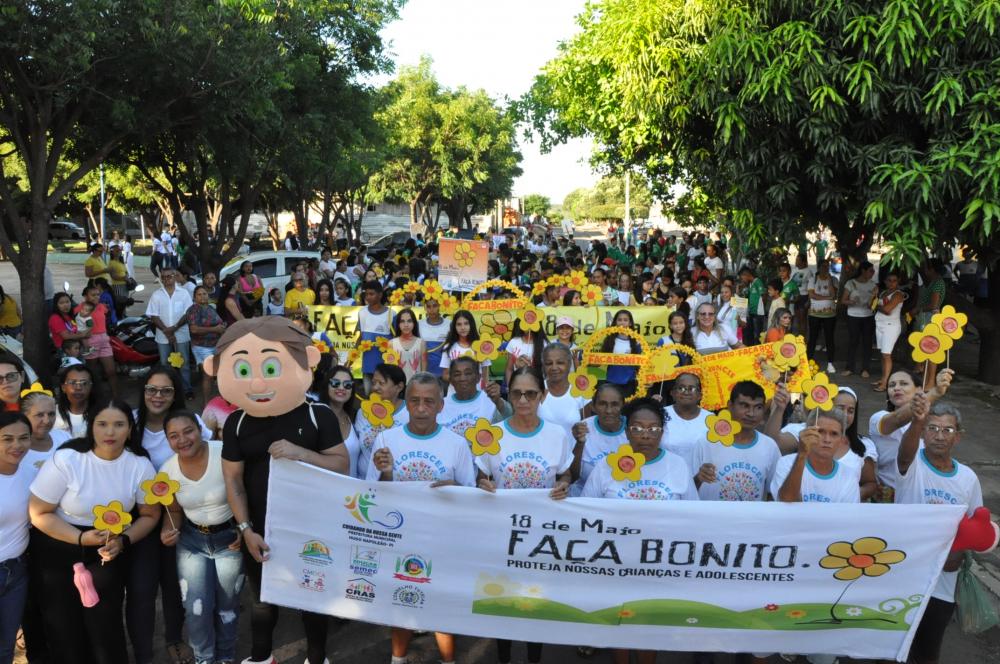 Ação busca conscientizar população sobre combate ao abuso sexual de crianças e adolescentes